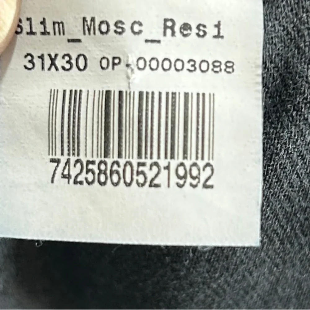Mott & Bow Slim Jeans Men's 31x30 Dark Blue Stretch Denim Classic Clean Wash